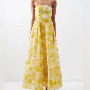 Zimmerman wonderland shell embellished silk blend down yellow 🌼